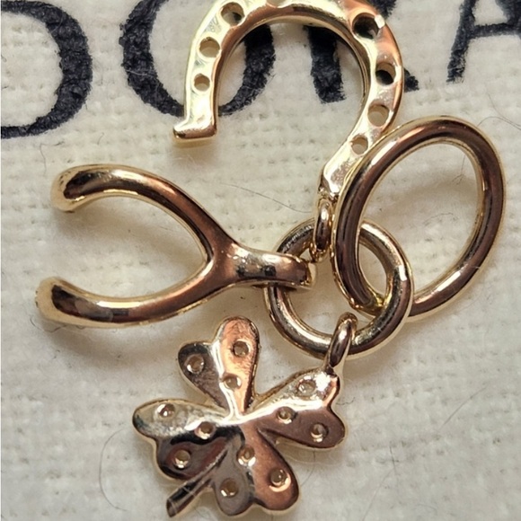 100% Authentic Pandora 14k gold charm - Picture 1 of 4